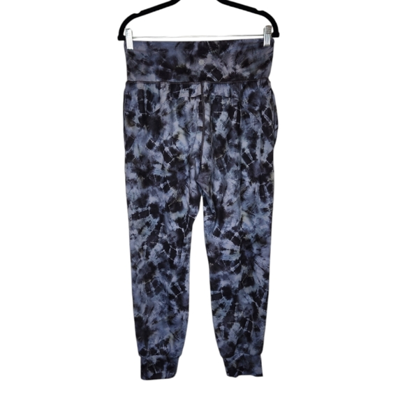 Athleta Salutations Printed Joggers Tie Dye Size Medium - Picture 2 of 6